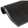 Image de vidaXL Paillasson Touffeté Antidérapant Tapis de Porte Paillasson de Bienvenue Tapis de Sol Entrée Vestiaire Intérieur 60x150 cm Noir