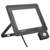 Image de vidaXL Projecteur à LED avec capteur 100 W Blanc froid
