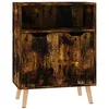 Image de vidaXL Buffet chêne fumé 60x30x72 cm Bois d'ingénierie