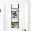 Image de vidaXL Miroir de porte Noir 30x80 cm Verre et aluminium