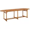 Image de vidaXL Table à dîner de jardin 280x90x75 cm Bois d'acacia massif