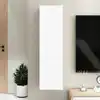 Image de vidaXL Meuble TV Blanc 30,5x30x110 cm Bois d’ingénierie