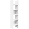 Image de vidaXL Bibliothèque, Meuble de Rangement avec Compartiment, Armoire à Livres Salon Salle de Séjour Intérieur, Blanc Bois d’Ingénierie