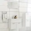 Image de vidaXL Ensemble de meubles de salle de bain Blanc Aggloméré