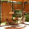 Image de vidaXL Ensemble à manger de jardin 3 pcs Marron