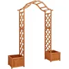 Image de vidaXL Pergola de Jardin avec jardinière Bois pin Massif
