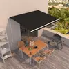 Image de vidaXL Auvent rétractable automatique 450x350 cm Anthracite