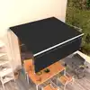 Image de vidaXL Auvent automatique rétractable avec store 4x3 m Anthracite