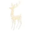 Image de VidaXL Renne de Noël Acrylique XXL 250 LED 180 cm Blanc chaud