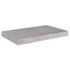 Image de Étagère murale flottante gris béton 50x23x3,8 cm MDF