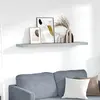 Image de vidaXL Étagère murale flottante Gris béton 120x23,5x3,8 cm MDF