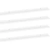 Image de Étagères murales 4 pcs Blanc 100x9x3 cm