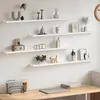 Image de vidaXL Étagères murales 4 pcs Blanc 100x9x3 cm
