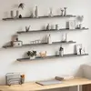 Image de vidaXL Étagères murales 4 pcs Gris 115x9x3 cm