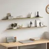 Image de vidaXL Étagères murales 2 pcs blanc et chêne sonoma 115x9x3 cm