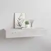 Image de vidaXL Étagère à tiroir murale Gris béton 60x23,5x10 cm MDF