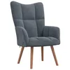 Image de Chaise de relaxation Gris foncé Velours
