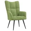 Image de vidaXL Chaise de Relaxation Fauteuil de Détente Siège de Relaxation Chaise de Détente Salon Salle de Séjour Intérieur Vert Clair Velours