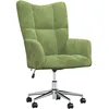 Image de vidaXL Chaise de Relaxation Fauteuil de Détente Siège de Relaxation Chaise de Détente Salon Salle de Séjour Intérieur Vert Clair Velours
