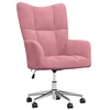 Image de vidaXL Chaise de Relaxation Fauteuil de Détente Siège de Relaxation Chaise de Détente Salon Salle de Séjour Intérieur Rose Velours