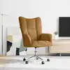 Image de vidaXL Chaise de relaxation Marron Velours