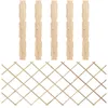 Image de Clôtures en treillis 5 pcs Bois de sapin massif 180x80 cm