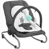 Image de vidaXL Transat pour bébé Anthracite Acier