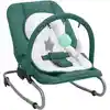 Image de vidaXL Transat pour bébé Vert Acier