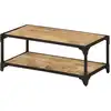 Image de vidaXL Table basse 90x45x35 cm Bois de manguier massif brut