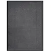 Image de vidaXL Paillasson Tapis de Sol Tapis de Couloir Décoratif Tapis de Porte d'Entrée Bienvenue Antidérapant Maison Intérieur Anthracite 60x80 cm