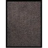 Image de vidaXL Paillasson Rayé Tapis de Sol Tapis de Couloir Décoratif Tapis de Porte d'Entrée Bienvenue Antidérapant Maison Intérieur Beige 60x80 cm