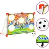 Image de vidaXL Ensemble de buts de football enfant avec panneau 120x51x77,5 cm