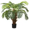 Image de vidaXL Palmier Cycas artificiel avec pot 90 cm Vert