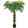 Image de vidaXL Palmier Cycas artificiel avec pot 160 cm Vert