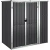 Image de vidaXL Abri à Outils de Jardin Anthracite 161x89x161cm Acier galvanisé