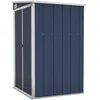 Image de vidaXL Remise de Jardin Murale Hangar de Terrasse Abri de Jardin Maison de Stockage Meuble de Patio Extérieur Anthracite 118x100x178 cm Acier