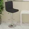 Image de vidaXL Tabouret de bar Noir Tissu