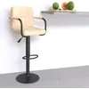Image de vidaXL Tabouret de bar Crème Velours