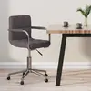 Image de vidaXL Chaise pivotante de bureau Taupe Tissu