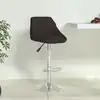 Image de vidaXL Tabouret de bar Noir Similicuir