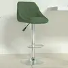 Image de vidaXL Tabouret de bar Vert foncé Velours