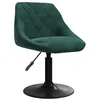 Image de vidaXL Tabouret de Bar Vert foncé Velours