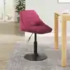 Image de vidaXL Tabouret de bar Rouge bordeaux Velours