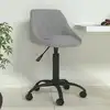 Image de vidaXL Chaise de salle à manger Gris clair Velours