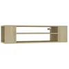 Image de Meuble TV suspendu Chêne sonoma 100x30x26,5 cm Bois ingénierie