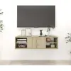 Image de vidaXL Étagère murale Chêne sonoma 102x30x29 cm Bois d’ingénierie