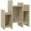 Image de vidaXL Armoire Latérale, Table d'Appoint avec 6 Étagères, Meuble de Rangement, Organisateur de Salon, Moderne, Chêne Sonoma Bois d'Ingénierie