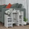 Image de vidaXL Armoire latérale Gris béton 60x26x60 cm Aggloméré