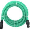 Image de vidaXL Tuyau d'aspiration avec raccords en PVC vert 1" 10 m PVC