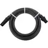 Image de vidaXL Tuyau d'aspiration avec raccords en PVC noir 1" 4 m PVC